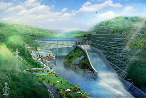 高台老挝南塔河1号水电站项目